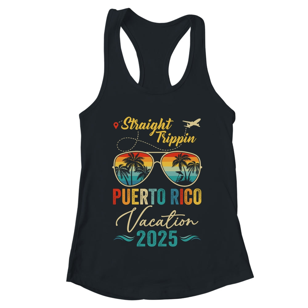 Straight Trippin Puerto Rico 2025 Family Summer Vacation Shirt & Tank Top | teecentury