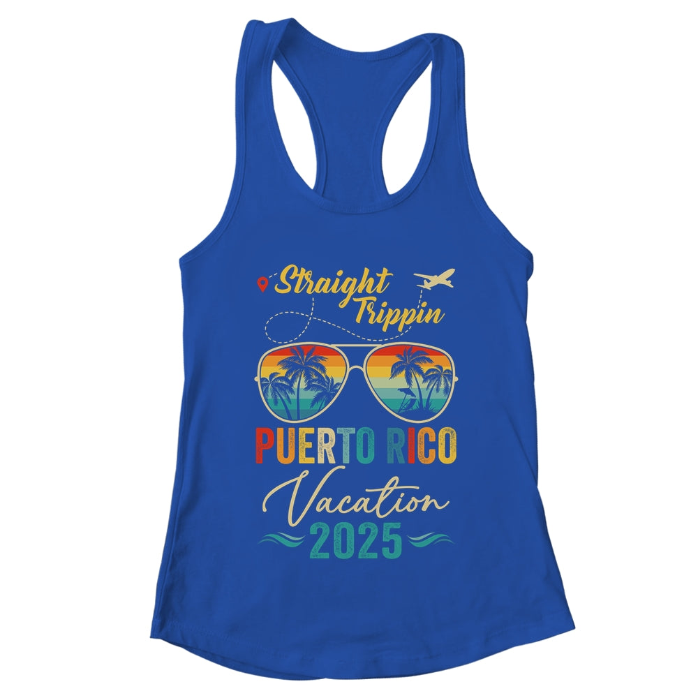 Straight Trippin Puerto Rico 2025 Family Summer Vacation Shirt & Tank Top | teecentury