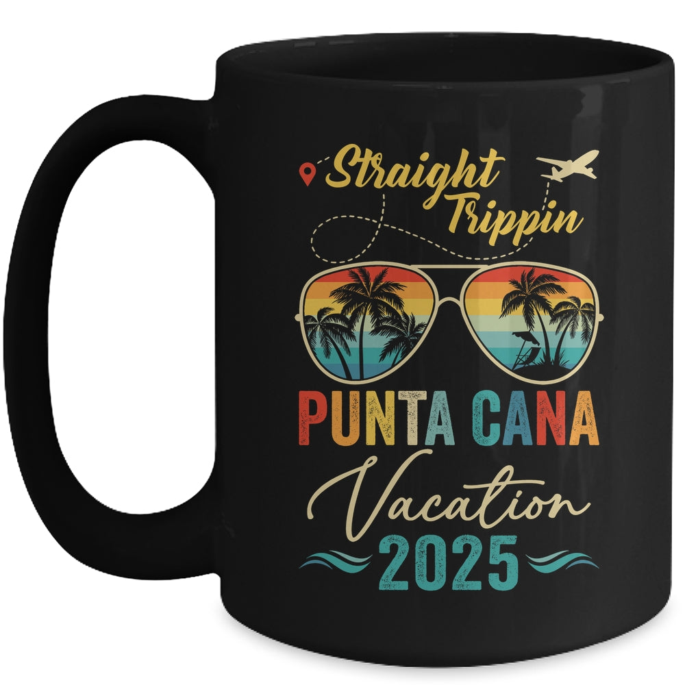 Straight Trippin Punta Cana 2025 Family Summer Vacation Mug | teecentury