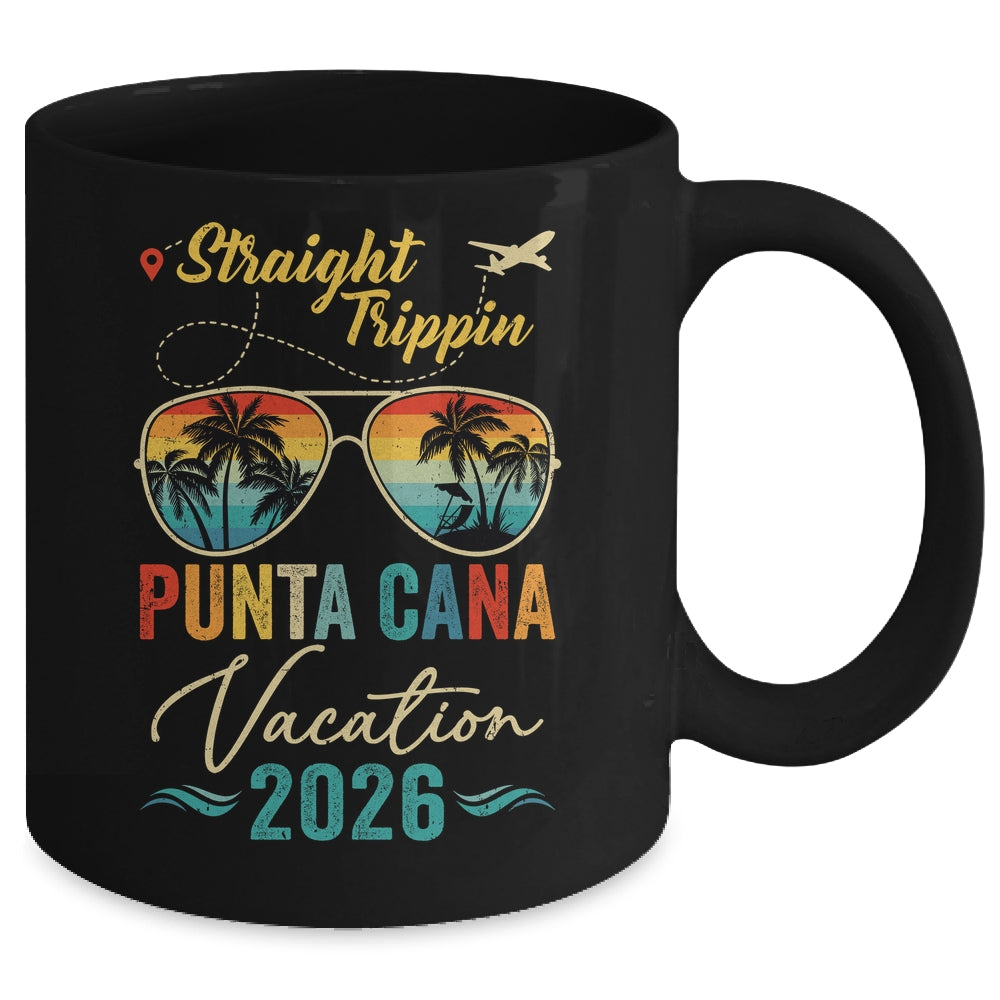 Straight Trippin Punta Cana 2026 Family Summer Vacation Mug | teecentury
