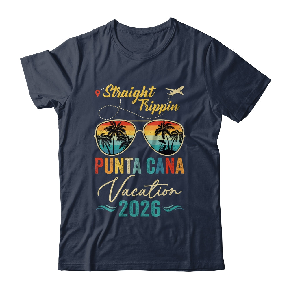 Straight Trippin Punta Cana 2026 Family Summer Vacation Shirt & Tank Top | teecentury