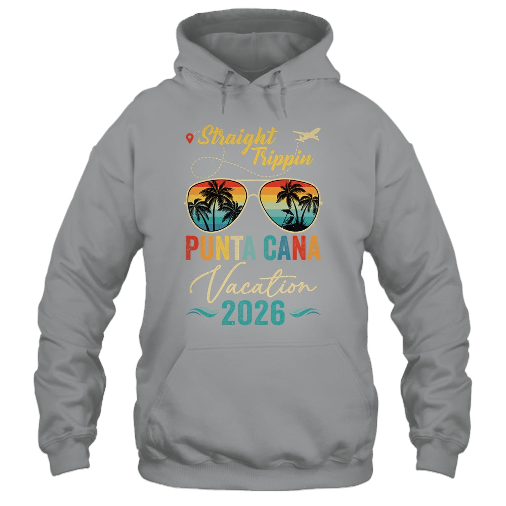 Straight Trippin Punta Cana 2026 Family Summer Vacation Shirt & Tank Top | teecentury