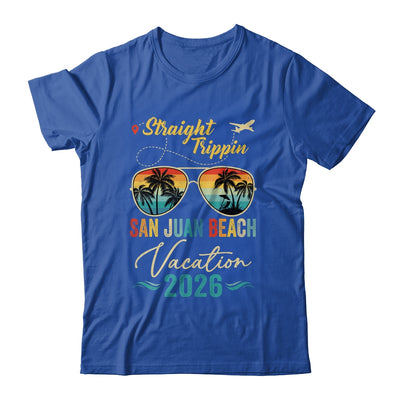 Straight Trippin San Juan Beach 2026 Family Summer Vacation Shirt & Tank Top | teecentury