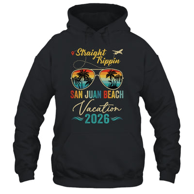 Straight Trippin San Juan Beach 2026 Family Summer Vacation Shirt & Tank Top | teecentury