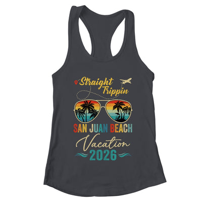Straight Trippin San Juan Beach 2026 Family Summer Vacation Shirt & Tank Top | teecentury