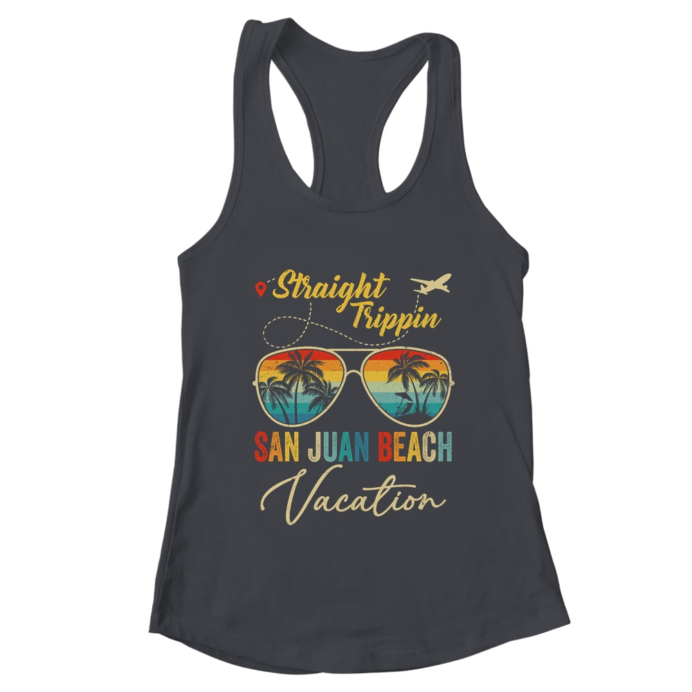 Straight Trippin San Juan Beach Vacation 2024 Family Summer Shirt & Tank Top | teecentury