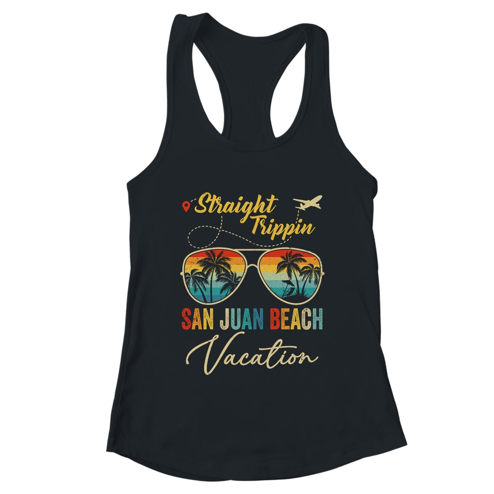 Straight Trippin San Juan Beach Vacation 2024 Family Summer Shirt & Tank Top | teecentury