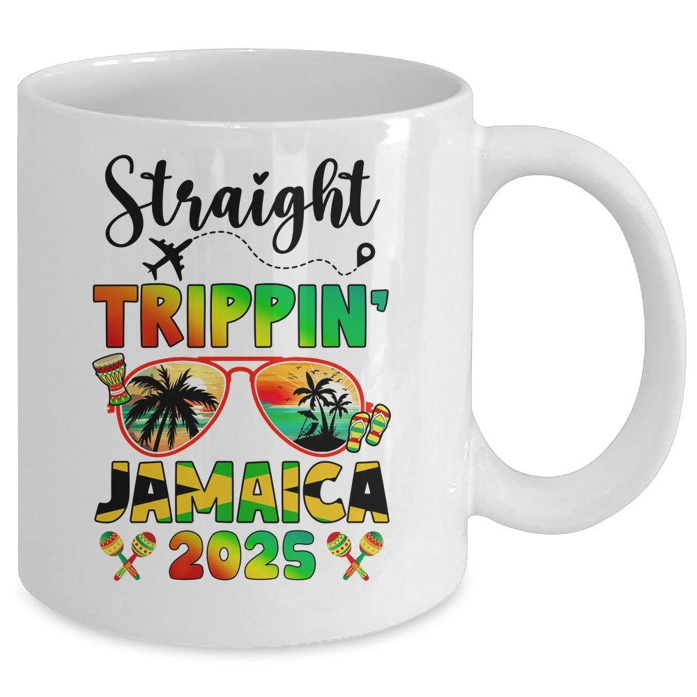 Straight Tripping Jamaica 2025 Family Vacation Matching Mug | teecentury