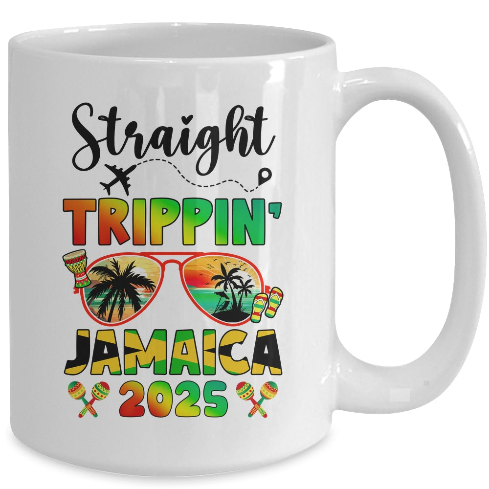 Straight Tripping Jamaica 2025 Family Vacation Matching Mug | teecentury