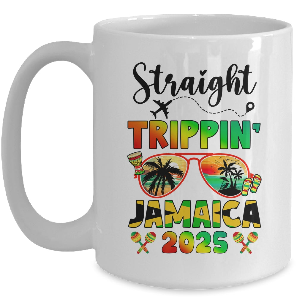 Straight Tripping Jamaica 2025 Family Vacation Matching Mug | teecentury