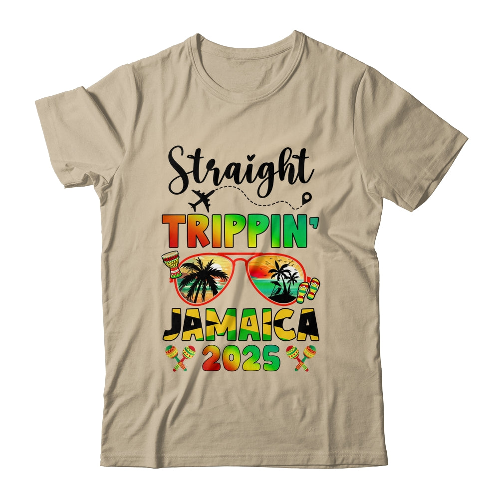 Straight Tripping Jamaica 2025 Family Vacation Matching Shirt & Tank Top | teecentury