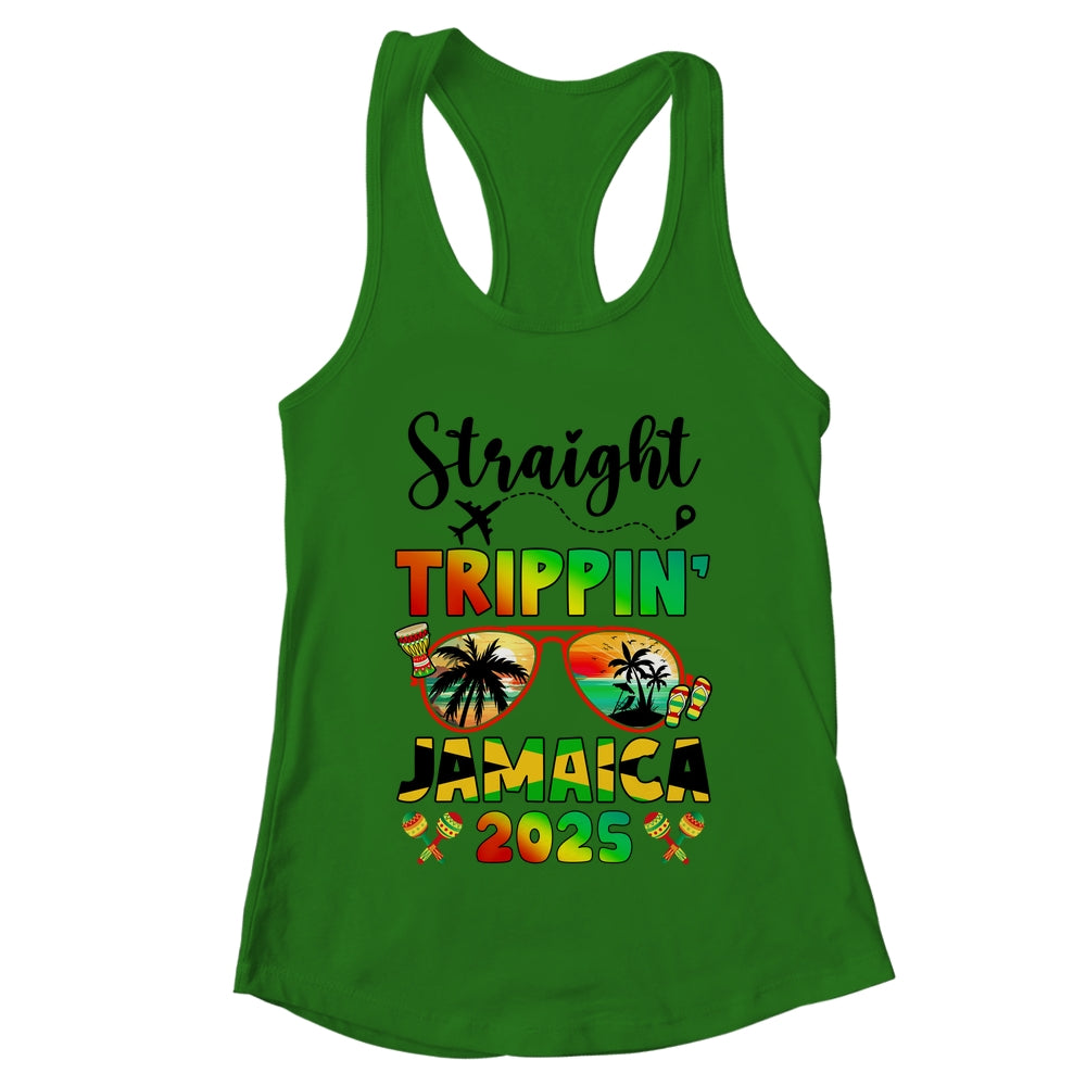 Straight Tripping Jamaica 2025 Family Vacation Matching Shirt & Tank Top | teecentury