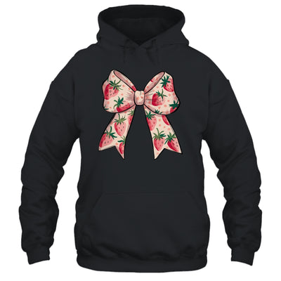 Strawberry Festival Coquette Bow Berry Fruit Season Shirt & Tank Top | teecentury