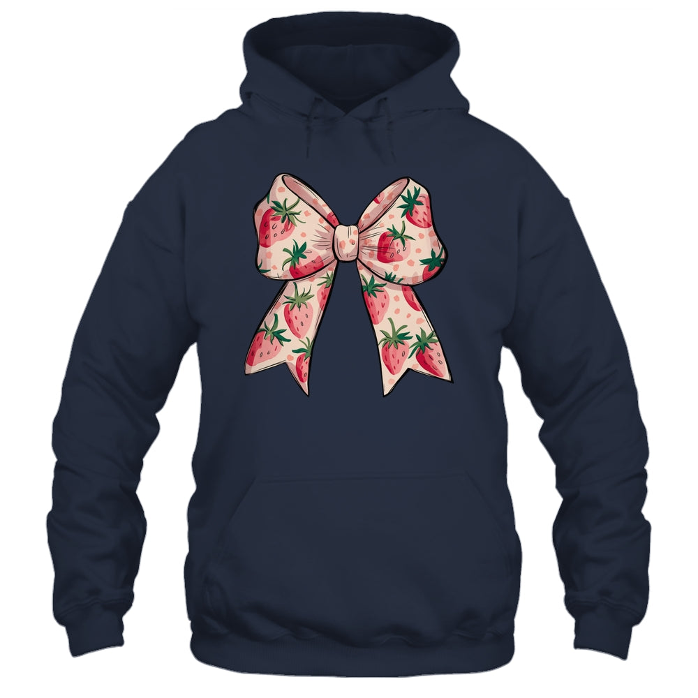 Strawberry Festival Coquette Bow Berry Fruit Season Shirt & Tank Top | teecentury