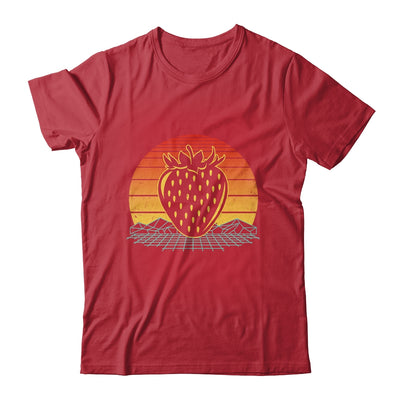 Strawberry Fruit Lover Retro Vintage 80s Style Men Women Shirt & Tank Top | teecentury