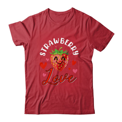 Strawberry Love Fruit Smiling Farmer Greengrocer Women Shirt & Tank Top | teecentury