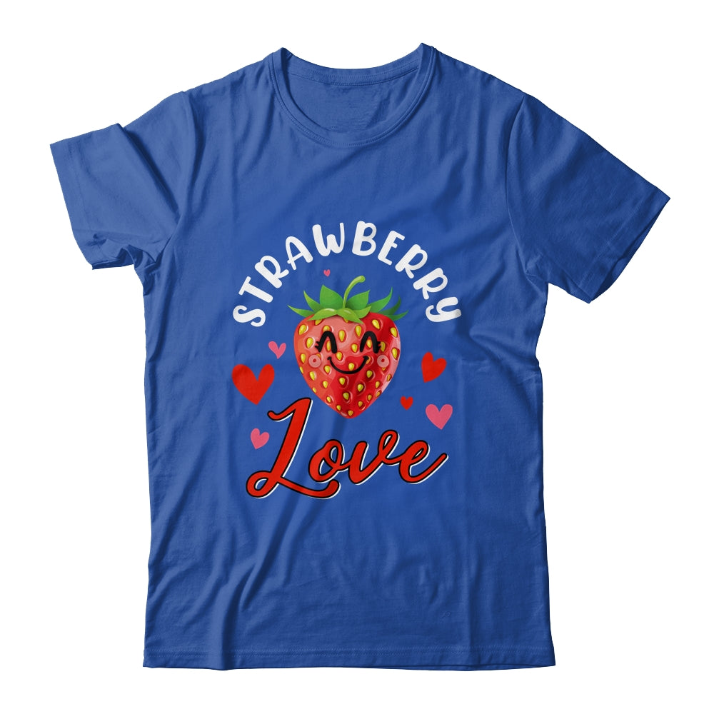 Strawberry Love Fruit Smiling Farmer Greengrocer Women Shirt & Tank Top | teecentury