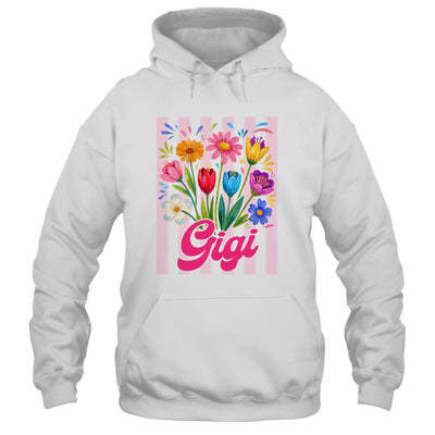 Striped Gigi Wildflowers Coquette Bow Floral Mothers Day Shirt & Tank Top | teecentury
