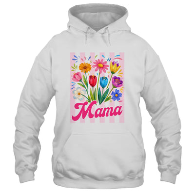 Striped Mama Wildflowers Coquette Bow Floral Mothers Day Shirt & Tank Top | teecentury