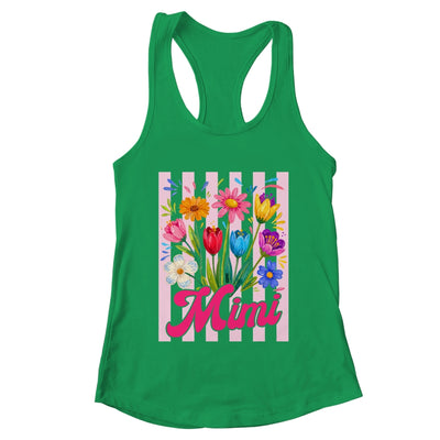 Striped Mimi Wildflowers Coquette Bow Floral Mothers Day Shirt & Tank Top | teecentury