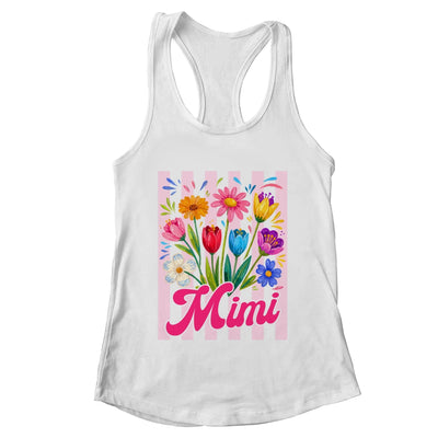 Striped Mimi Wildflowers Coquette Bow Floral Mothers Day Shirt & Tank Top | teecentury