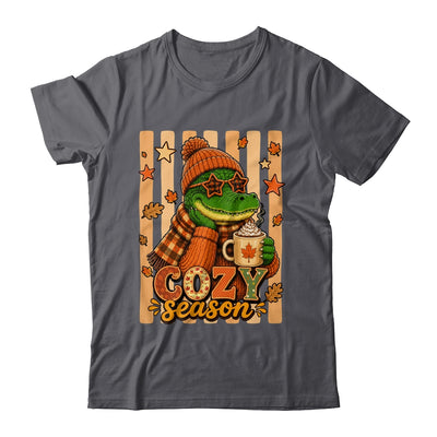 Stripes Cozy Season Alligator Fall Pumpkin Coquette Autumn Shirt & Sweatshirt | teecentury