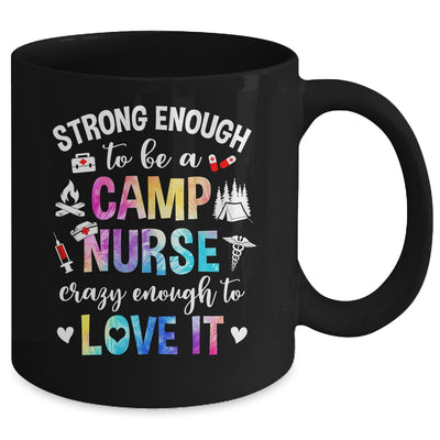 Strong Enough To Be A Camp Nurse Camp Nursing Summer Camping Mug | teecentury