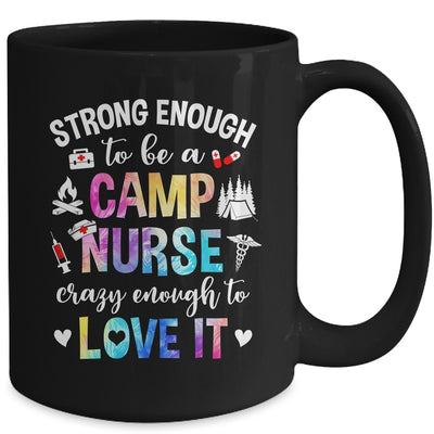 Strong Enough To Be A Camp Nurse Camp Nursing Summer Camping Mug | teecentury