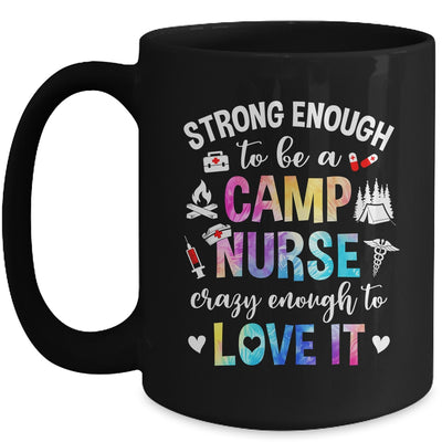 Strong Enough To Be A Camp Nurse Camp Nursing Summer Camping Mug | teecentury