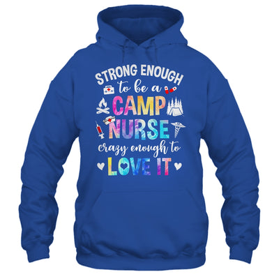 Strong Enough To Be A Camp Nurse Camp Nursing Summer Camping Shirt & Tank Top | teecentury