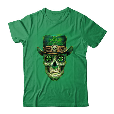 Sugar Skull Saint Patricks Day Of Dead Leprechaun Men Women Shirt & Hoodie | teecentury