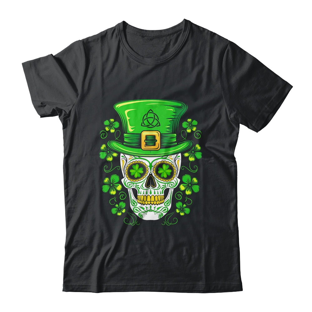 Sugar Skull St Patricks Day  Irish Custome Outfit Shirt & Hoodie | teecentury