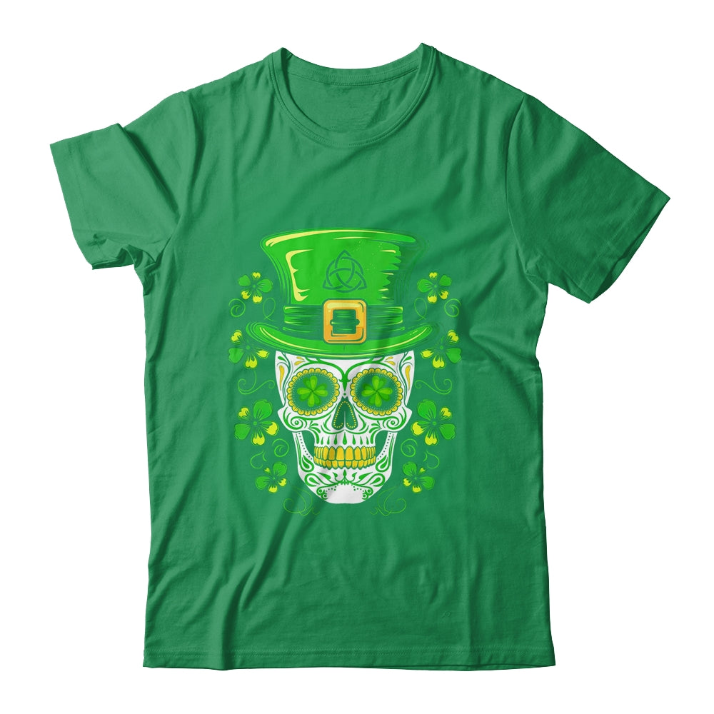 Sugar Skull St Patricks Day  Irish Custome Outfit Shirt & Hoodie | teecentury