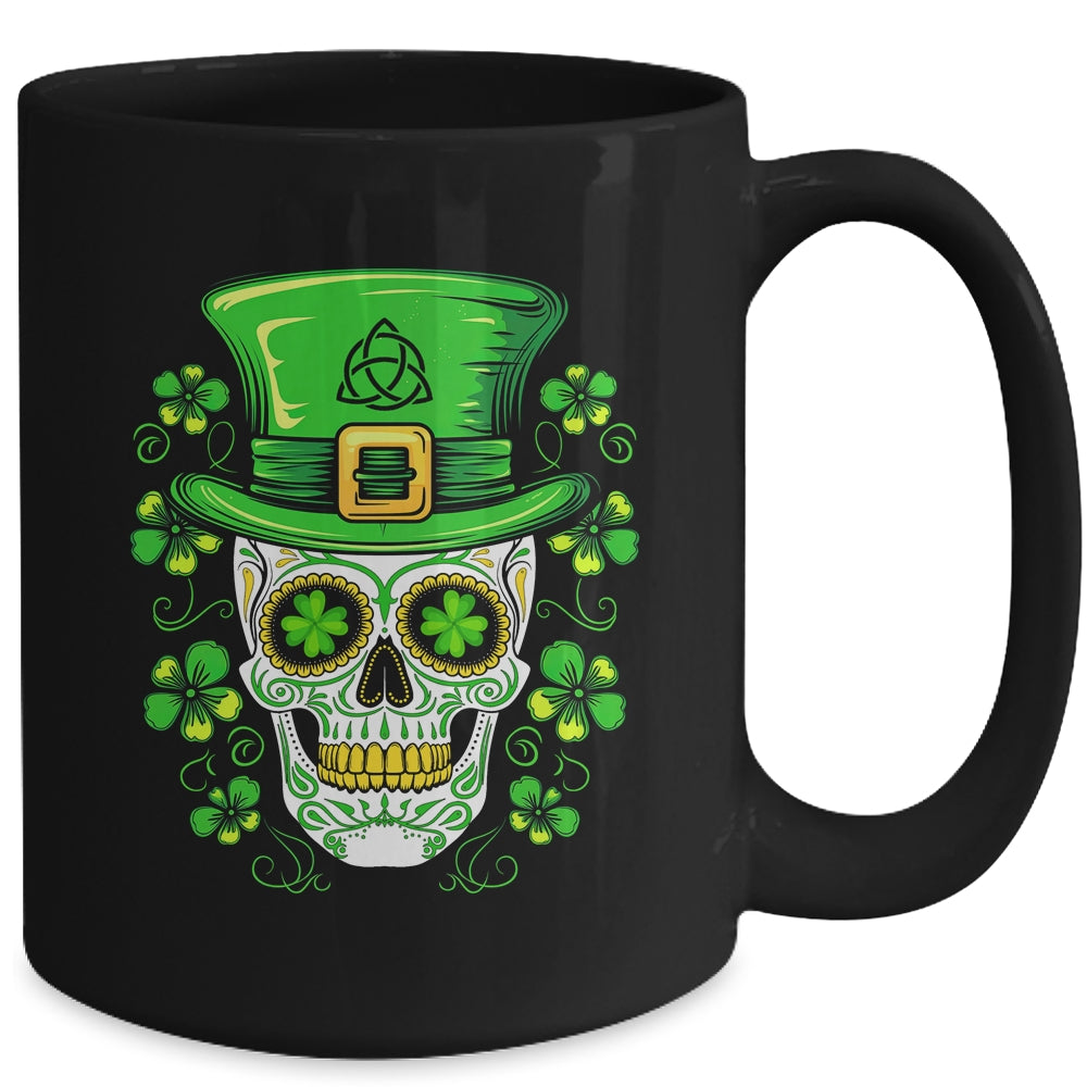 Sugar Skull St Patricks Day  Irish Custome Outfit Mug | teecentury