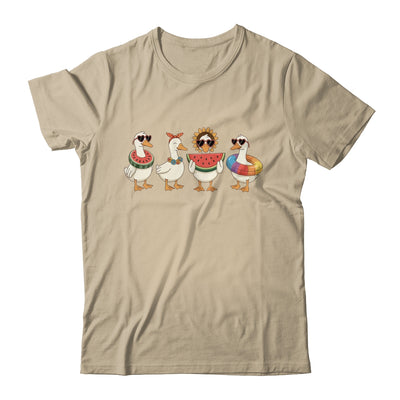 Summer Goose Hello Summer Vibes Goose Lover Beach Vacation Shirt & Sweatshirt | teecentury