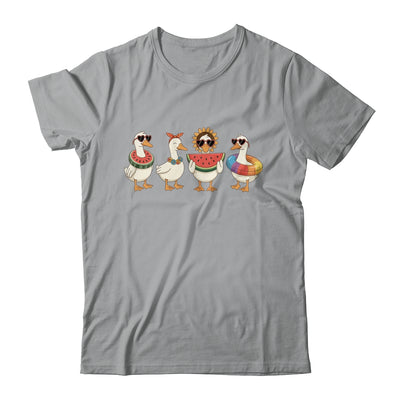 Summer Goose Hello Summer Vibes Goose Lover Beach Vacation Shirt & Sweatshirt | teecentury