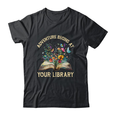 Summer Reading 2024 Vintage Adventure Begins At Your Library Shirt & Tank Top | teecentury