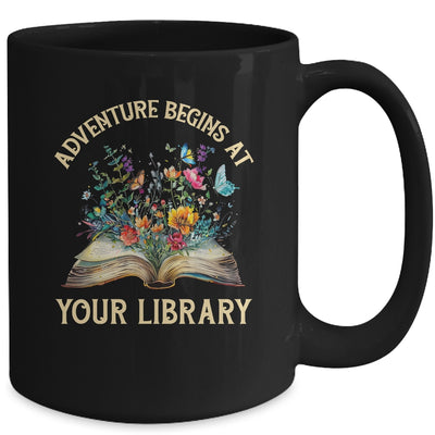 Summer Reading 2024 Vintage Adventure Begins At Your Library Mug | teecentury