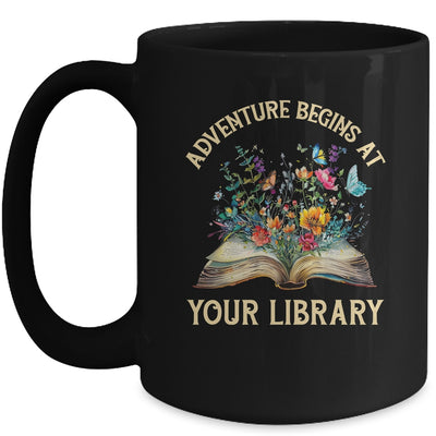 Summer Reading 2024 Vintage Adventure Begins At Your Library Mug | teecentury