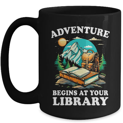 Summer Reading Program 2024 Adventure Begins At Your Library Mug | teecentury