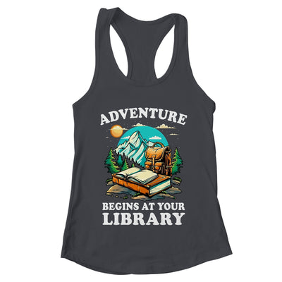 Summer Reading Program 2024 Adventure Begins At Your Library Shirt & Tank Top | teecentury