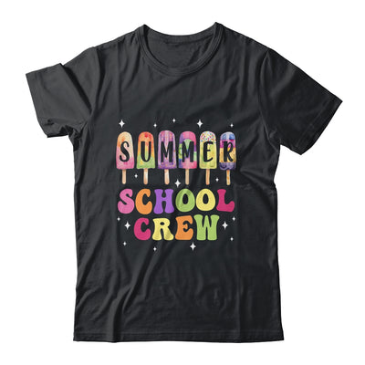 Summer School Crew Cute Popsicle Last Day Of School Teacher Shirt & Tank Top | teecentury