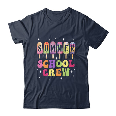 Summer School Crew Cute Popsicle Last Day Of School Teacher Shirt & Tank Top | teecentury