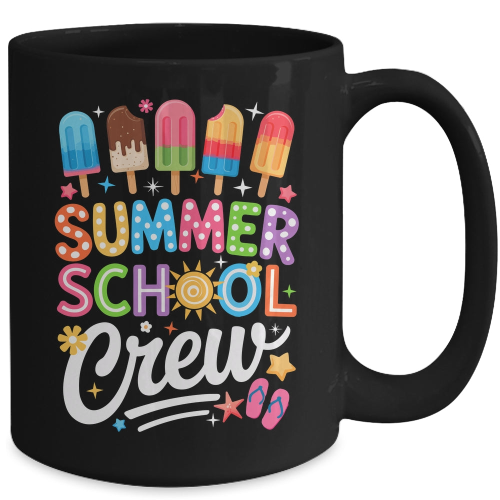 Summer School Crew Last Day Of School Cute Popsicle Teacher Mug | teecentury