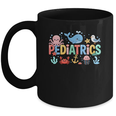 Summer Sea Animal Pediatrics Nurse PEDS RN Pediatrician Mug | teecentury