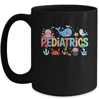 Summer Sea Animal Pediatrics Nurse PEDS RN Pediatrician Mug | teecentury