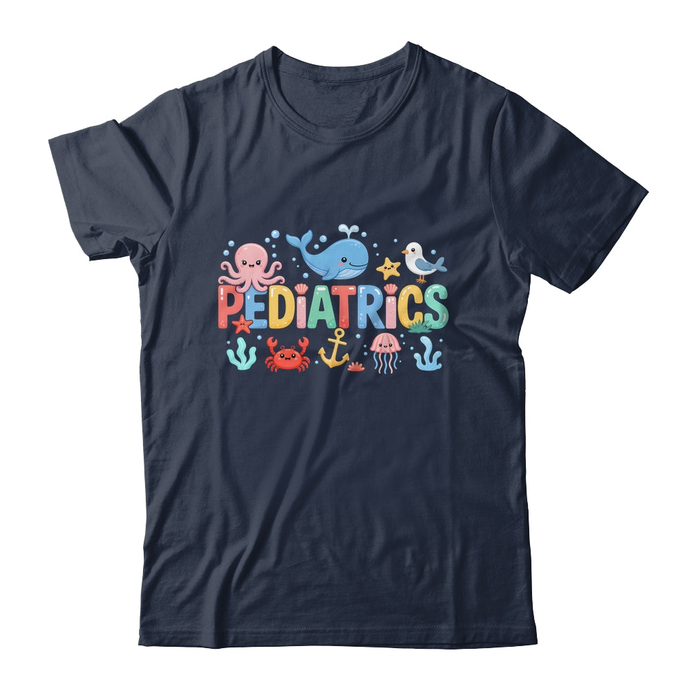 Summer Sea Animal Pediatrics Nurse PEDS RN Pediatrician Shirt & Tank Top | teecentury