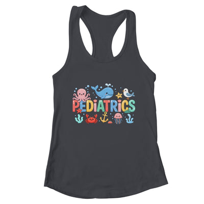 Summer Sea Animal Pediatrics Nurse PEDS RN Pediatrician Shirt & Tank Top | teecentury