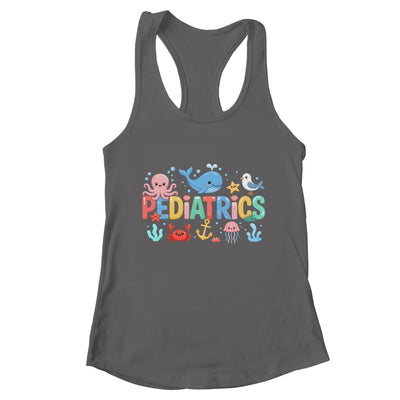 Summer Sea Animal Pediatrics Nurse PEDS RN Pediatrician Shirt & Tank Top | teecentury