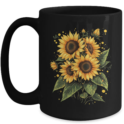 Summer Sunflowers Cute Summer Flowers Floral Women Girls Mug | teecentury
